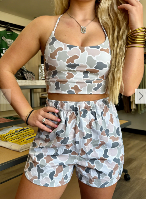 Camo Top and Bottom Set