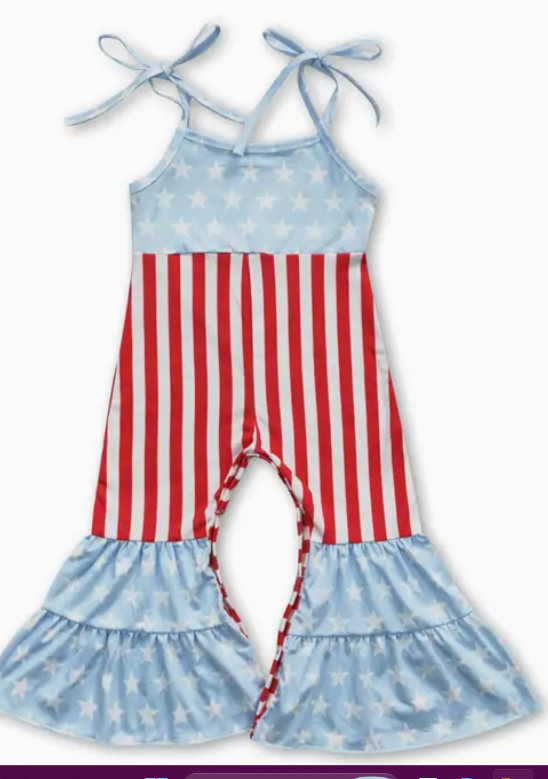 Girlie 4th of July Jumpsuit