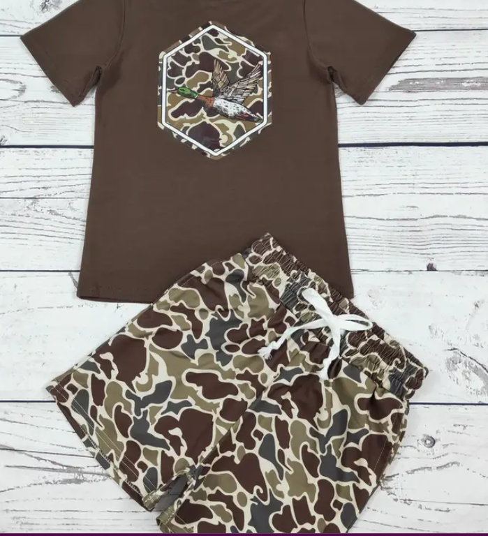 Duck Camo Print Toddler Boys