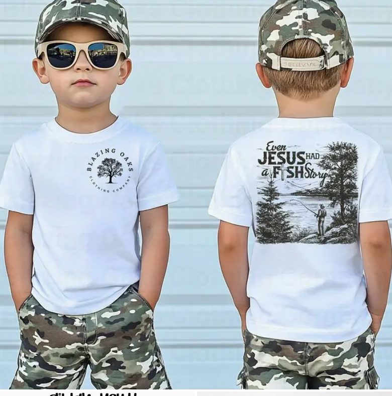 Even Jesus Had A Fishing Story Tee