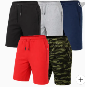 Men's Fleece Jogger Shorts