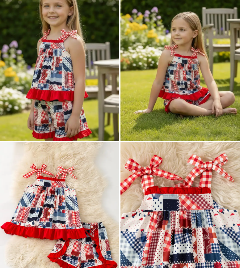 Patriotic 2 Piece Kids Set